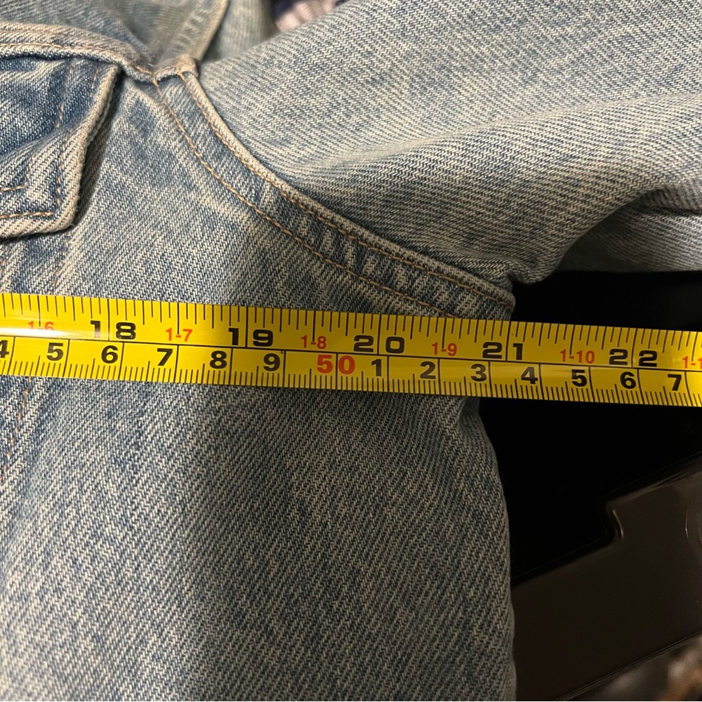 Levi's Made & Crafted Embroidered Trucker Jacket Size L - Picture 10 of 11